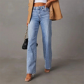 Hilda | Dame Klassiske Lige Ben Denim Jeans